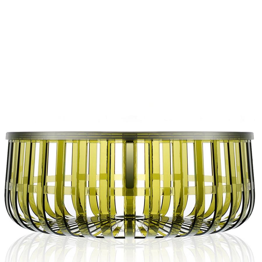 Kartell Panier Dunkelgrun Von Ronan Erwan Bouroullec 06 Designermobel Von Smow De