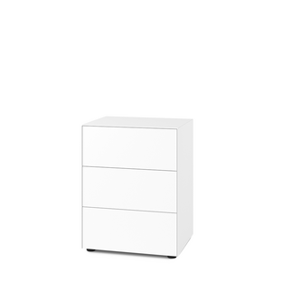 Nex Pur Box 2.0 mit Schubkästen 48 cm|H 75 cm (3 Schubkästen) x B 60 cm|Weiß