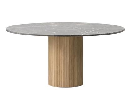 Cabin Table Ø 150 cm|Eiche hell / Marmor pietra