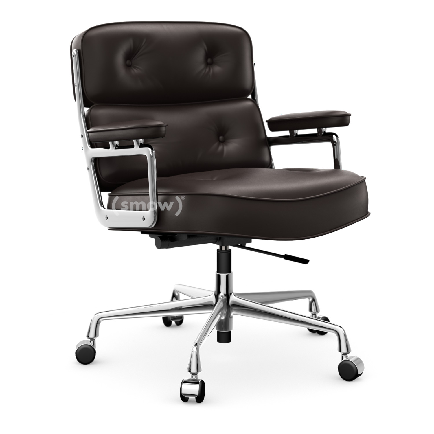 vitra lobby chair es 104 chocolate von charles  ray eames