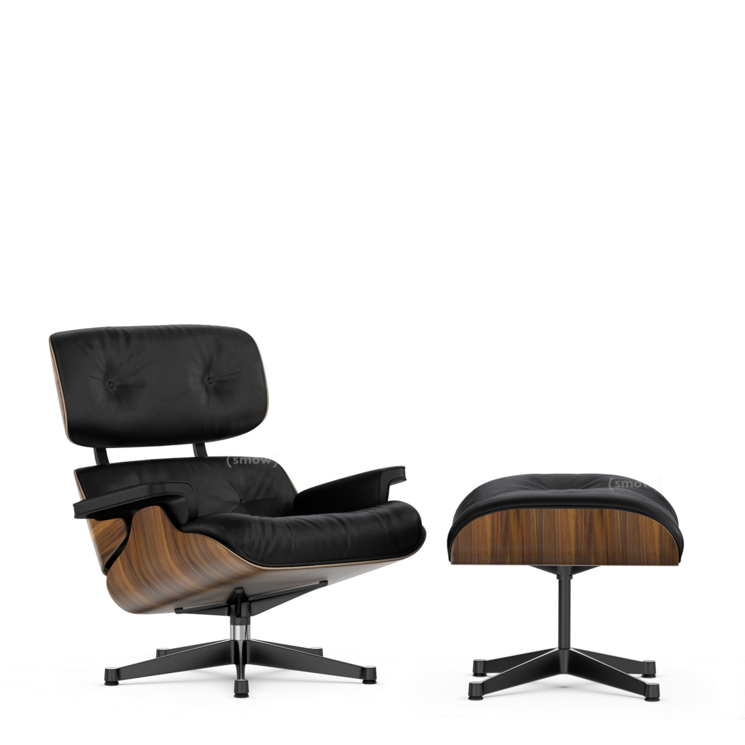 Per ongeluk bleek bad Vitra Lounge Chair & Ottoman von Charles & Ray Eames, 1956 - Designermöbel  von smow.de