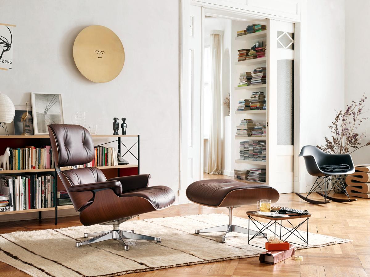 Fauteuil Lounge Vintage Chaise de Salon Confortable Design Simili